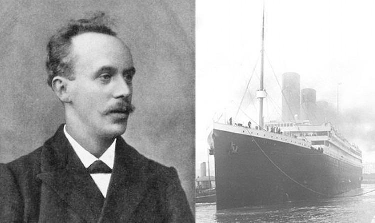 Pastor John Harper e o Titanic no porto de Southampton em 10 de abril de 1912 I Foto: Wikipédia