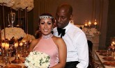 Samantha Lee e Tyrese Gibson posam durante festa de casamento I Foto: Facebook